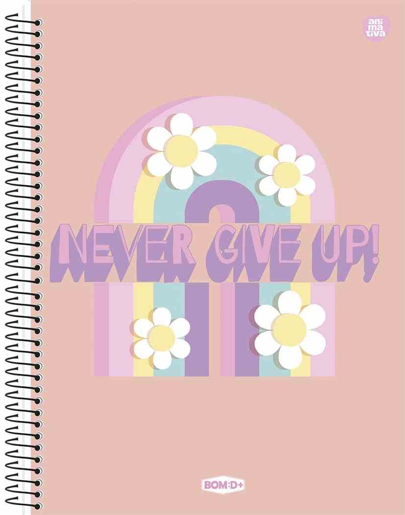 CADERNO 20X1 BOM D  FEMININO